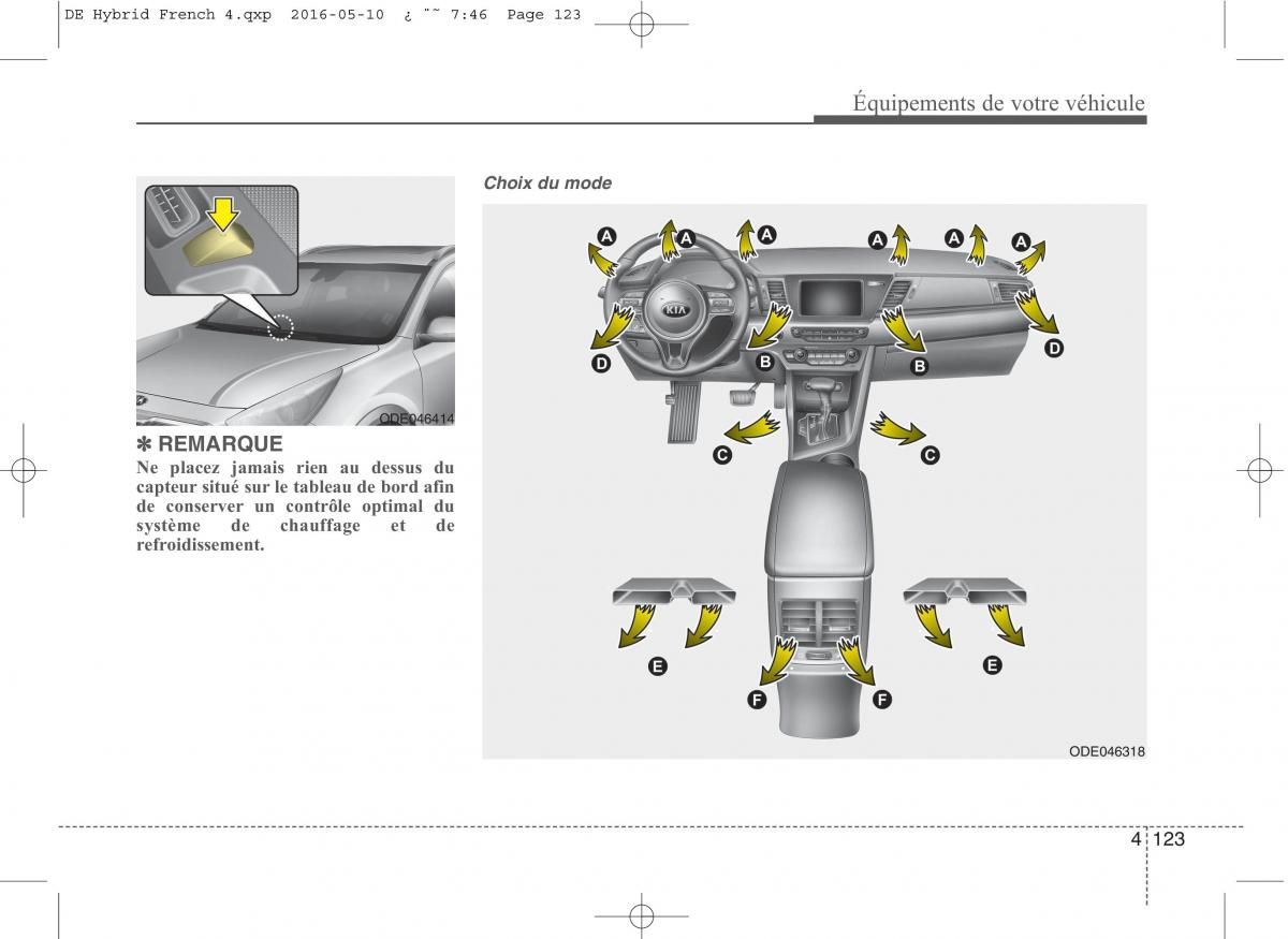 KIA Niro manuel du proprietaire / page 224