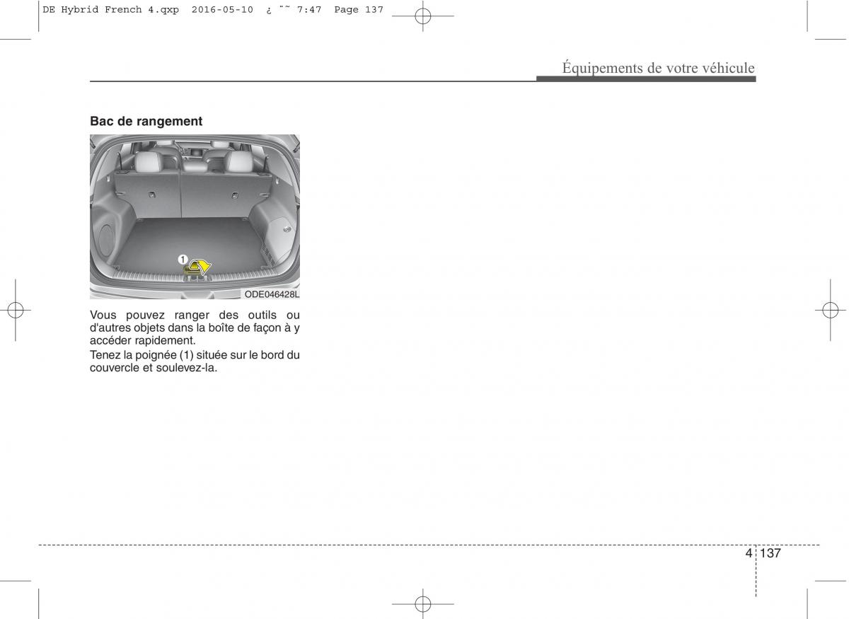 KIA Niro manuel du proprietaire / page 238