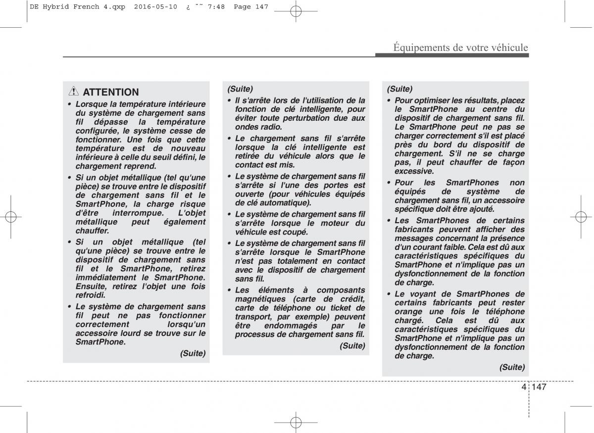 KIA Niro manuel du proprietaire / page 248