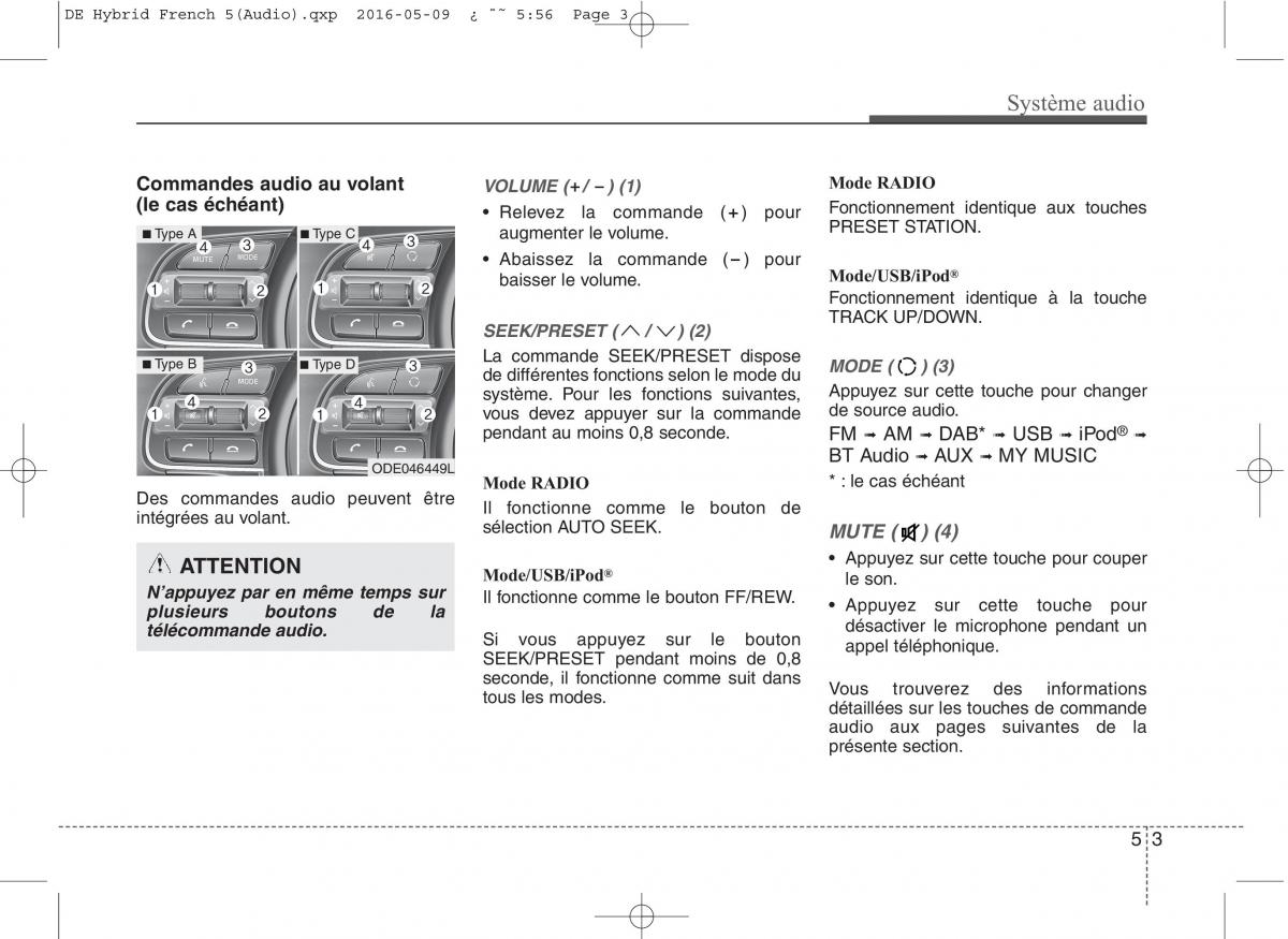 KIA Niro manuel du proprietaire / page 256