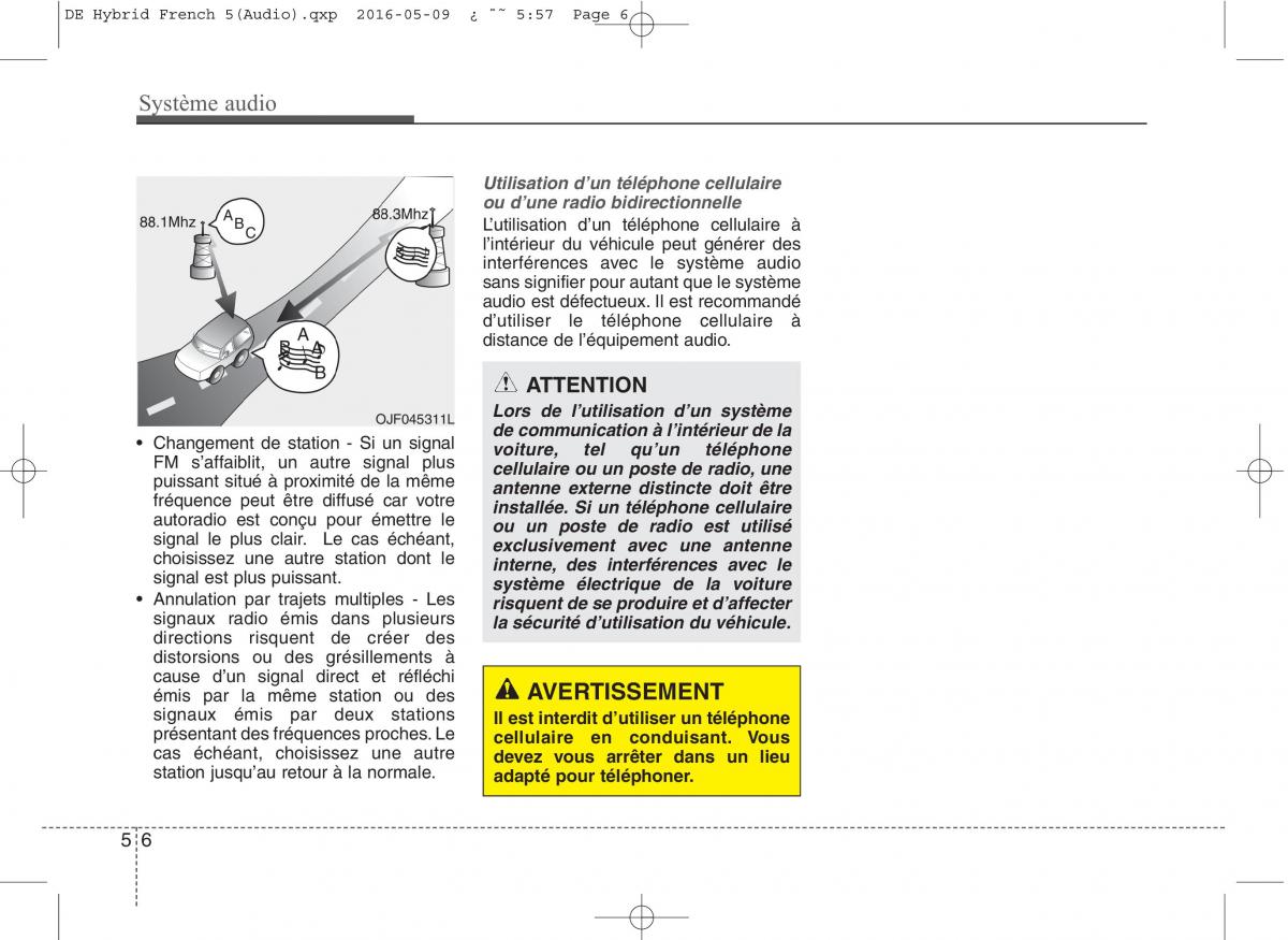 KIA Niro manuel du proprietaire / page 259