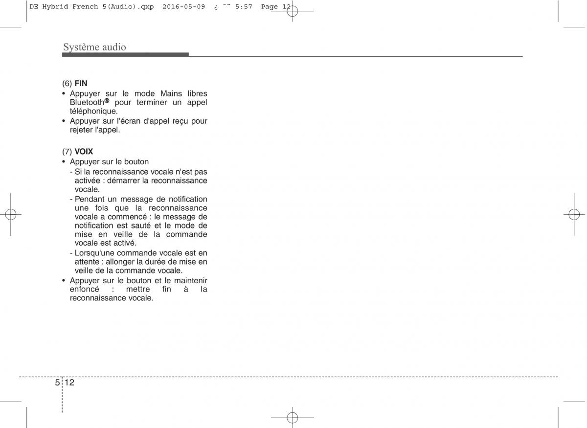 KIA Niro manuel du proprietaire / page 265