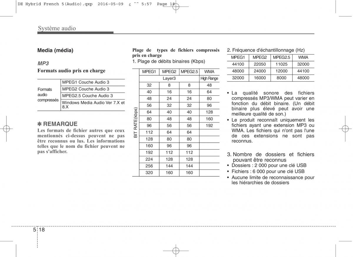 KIA Niro manuel du proprietaire / page 271