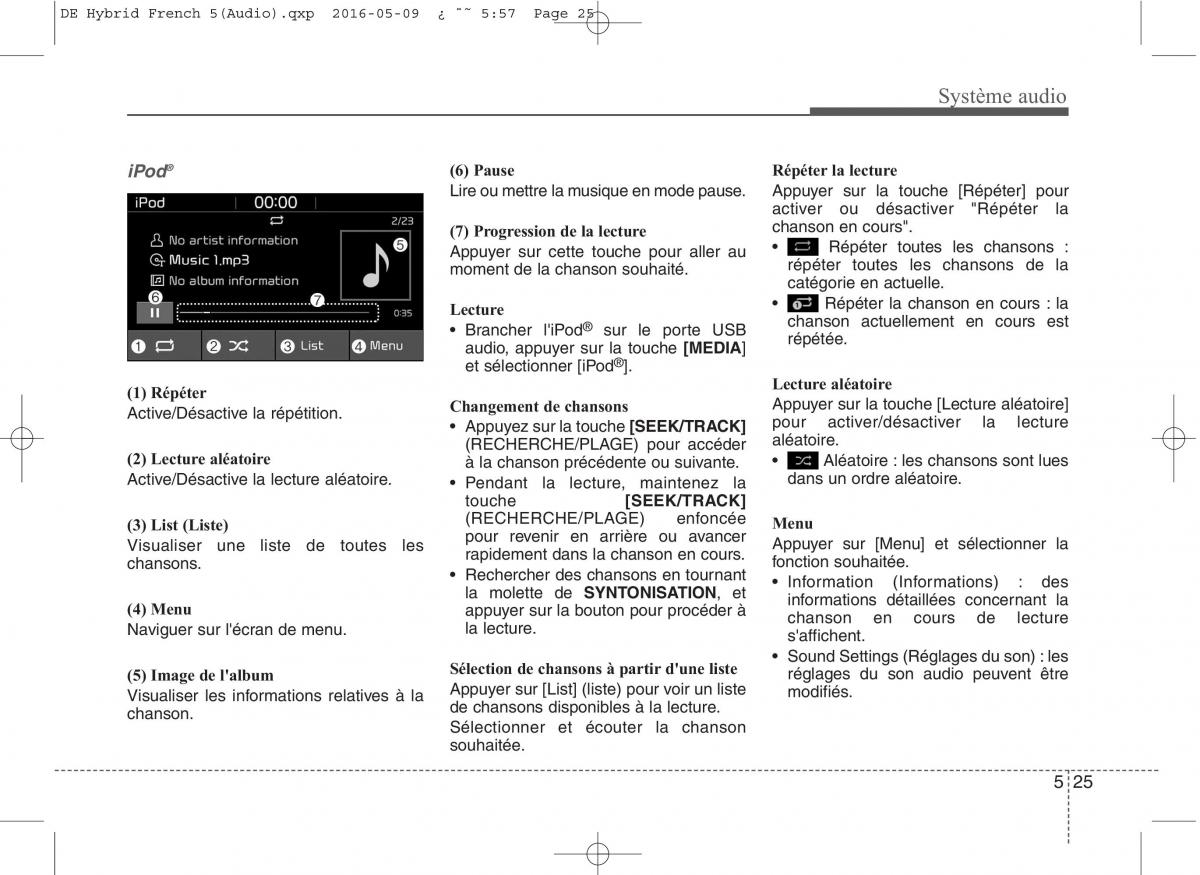 KIA Niro manuel du proprietaire / page 278