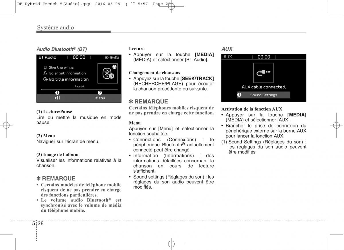 KIA Niro manuel du proprietaire / page 281