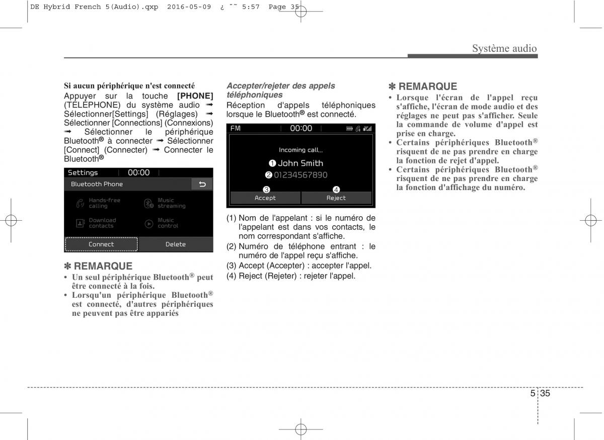 KIA Niro manuel du proprietaire / page 288