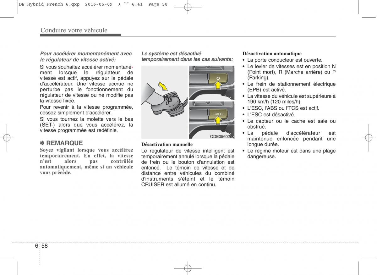 KIA Niro manuel du proprietaire / page 366