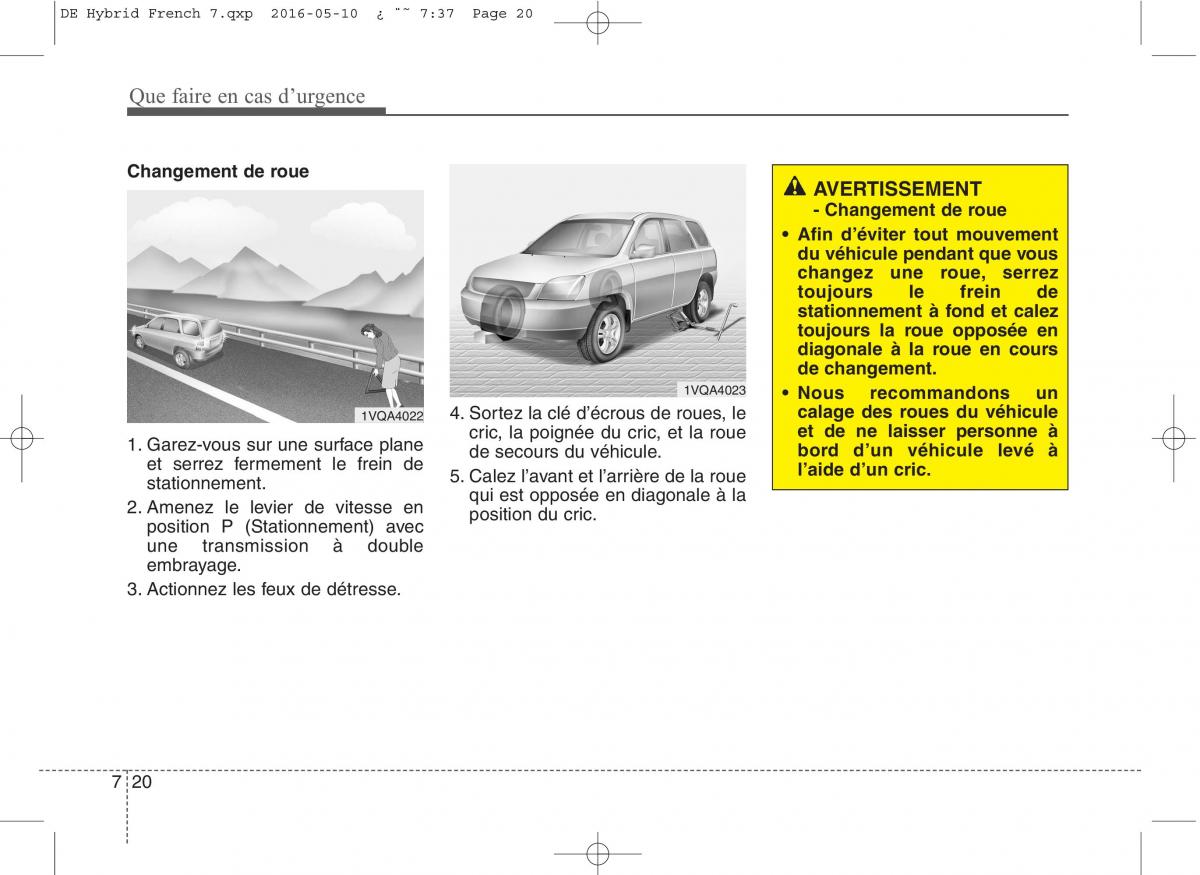 KIA Niro manuel du proprietaire / page 430