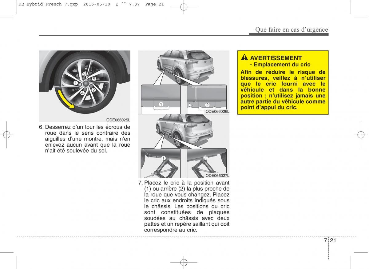 KIA Niro manuel du proprietaire / page 431