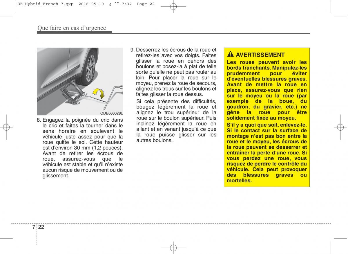 KIA Niro manuel du proprietaire / page 432