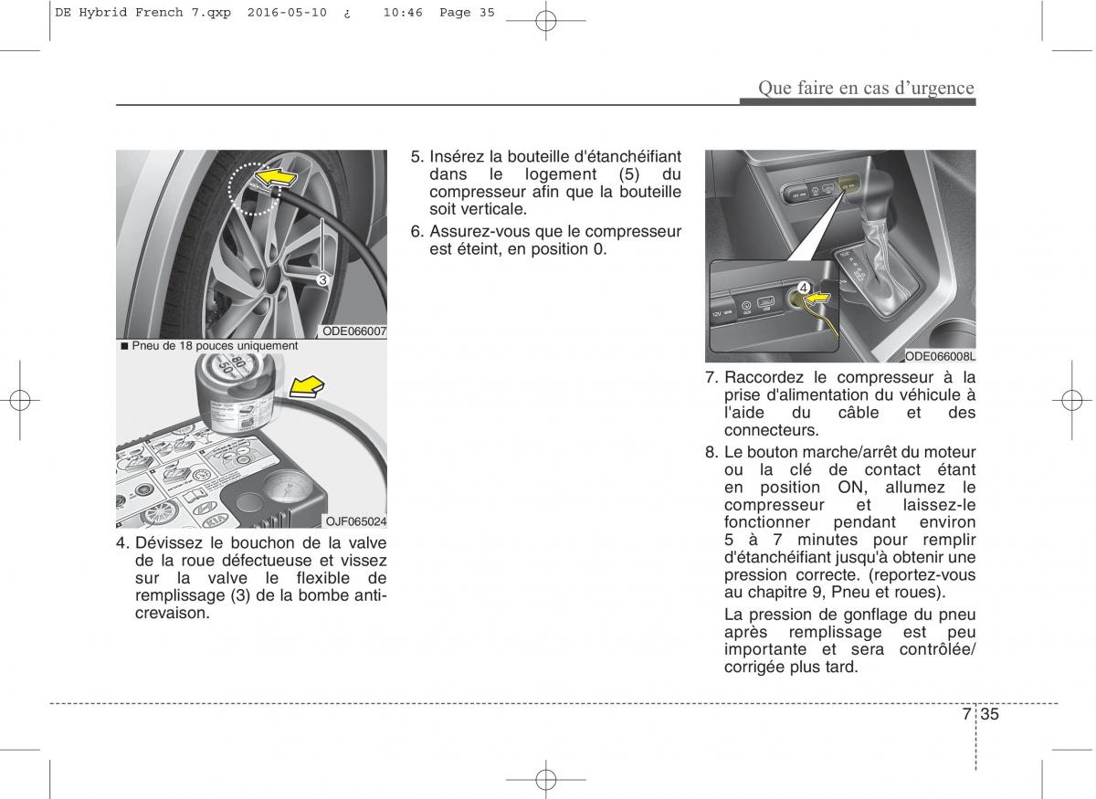 KIA Niro manuel du proprietaire / page 445