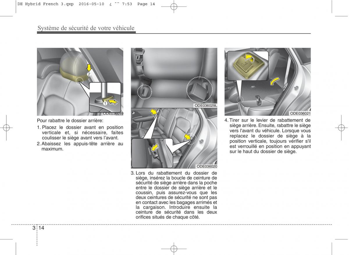 KIA Niro manuel du proprietaire / page 45