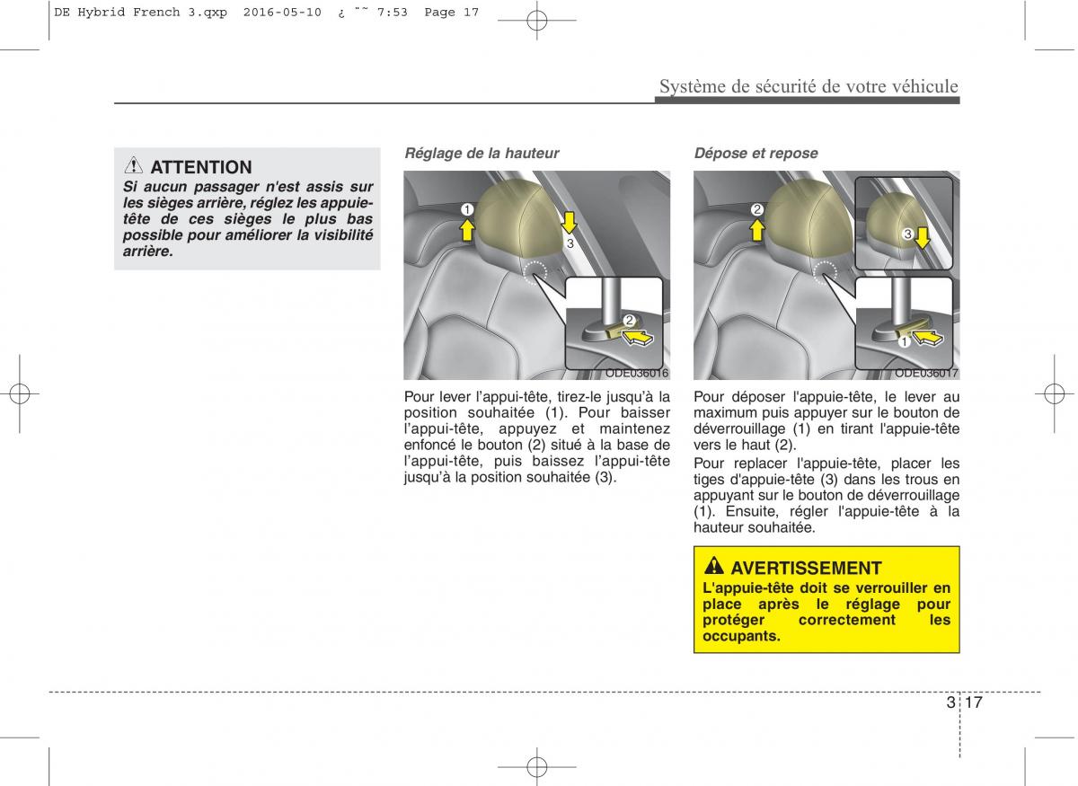 KIA Niro manuel du proprietaire / page 48