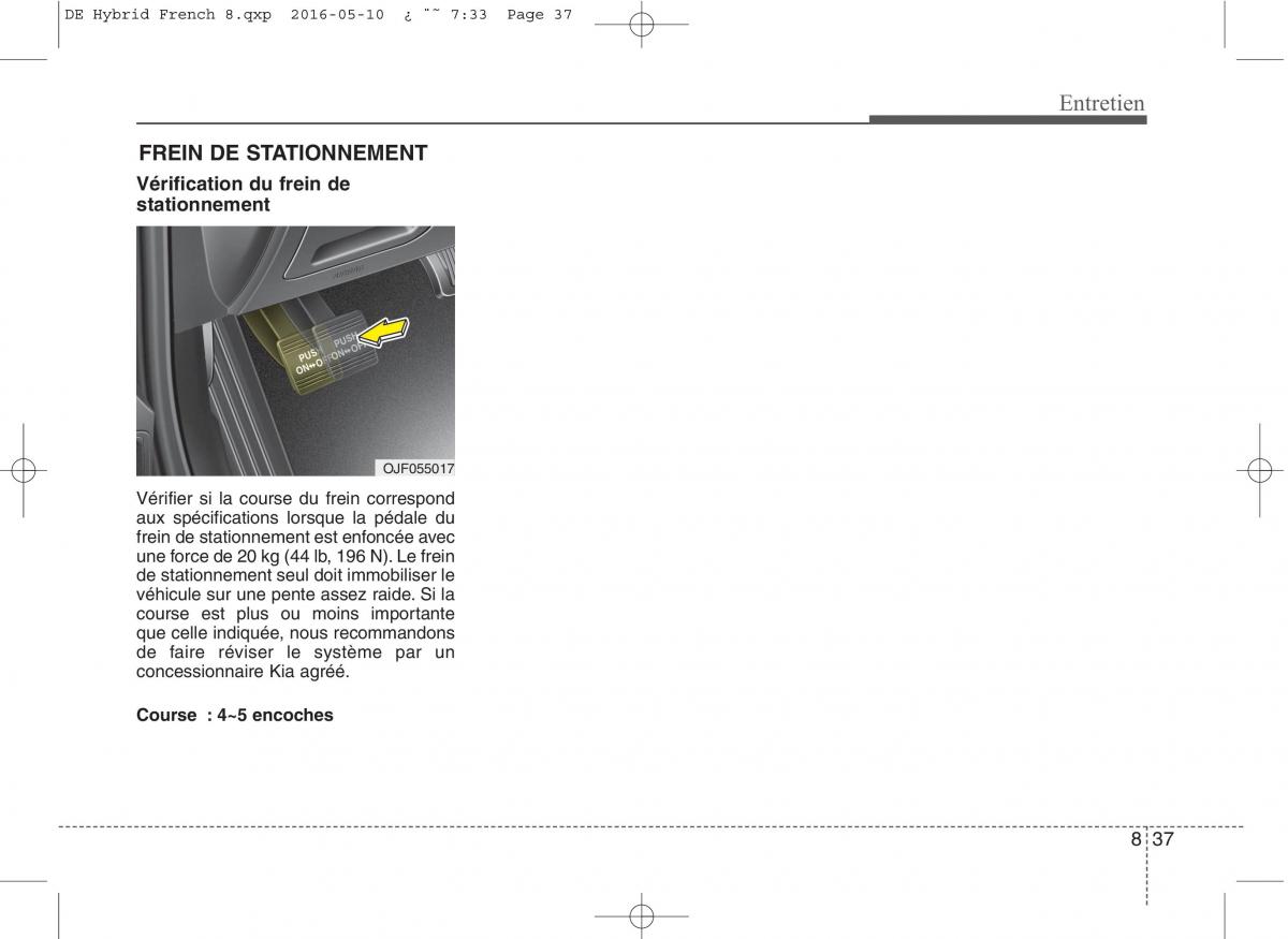 KIA Niro manuel du proprietaire / page 492