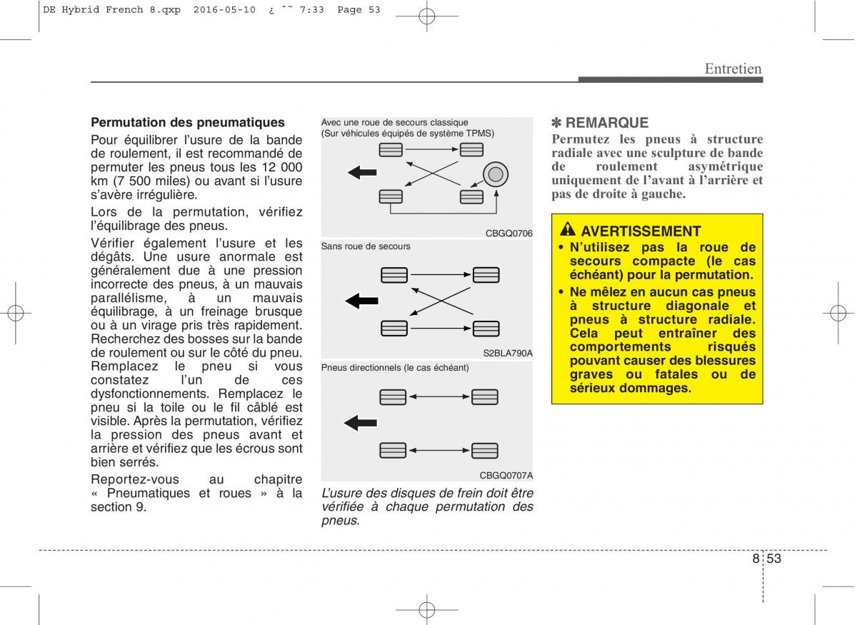 KIA Niro manuel du proprietaire / page 508