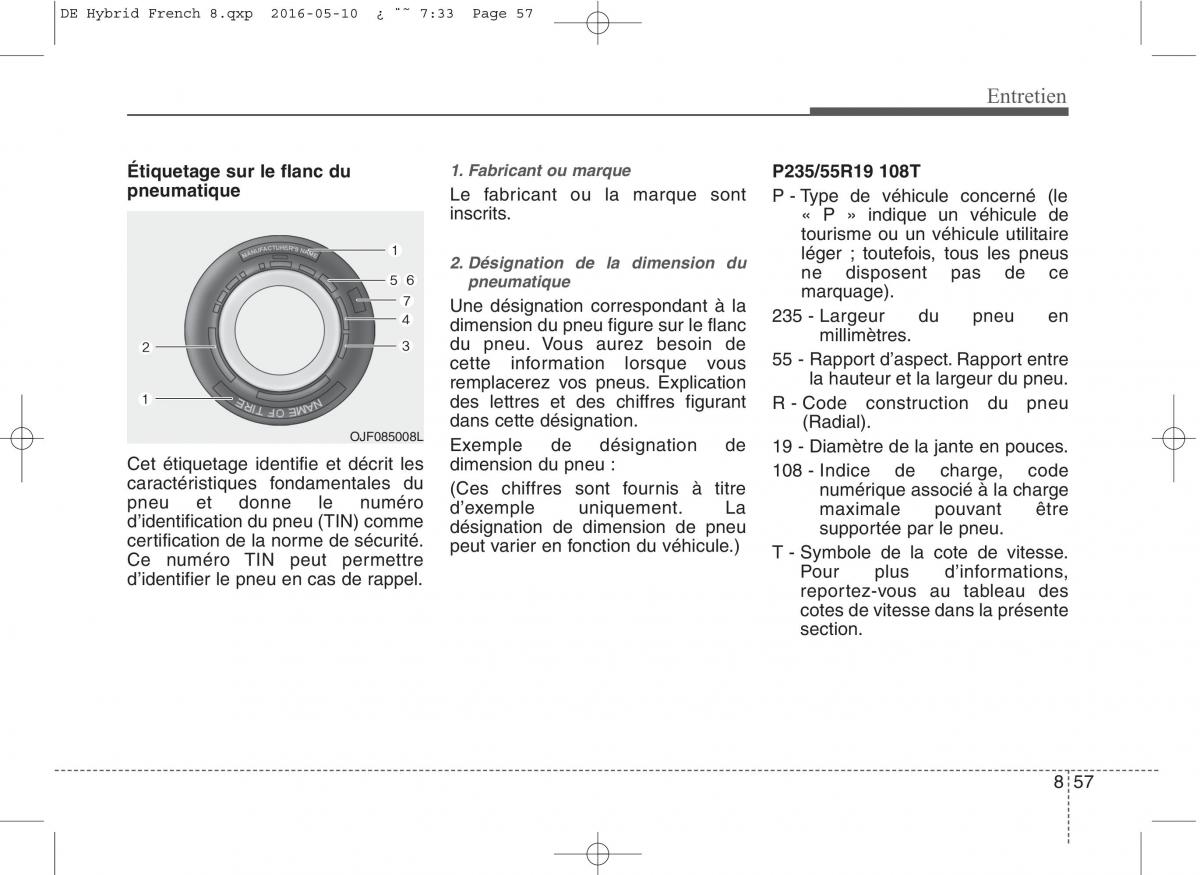 KIA Niro manuel du proprietaire / page 512