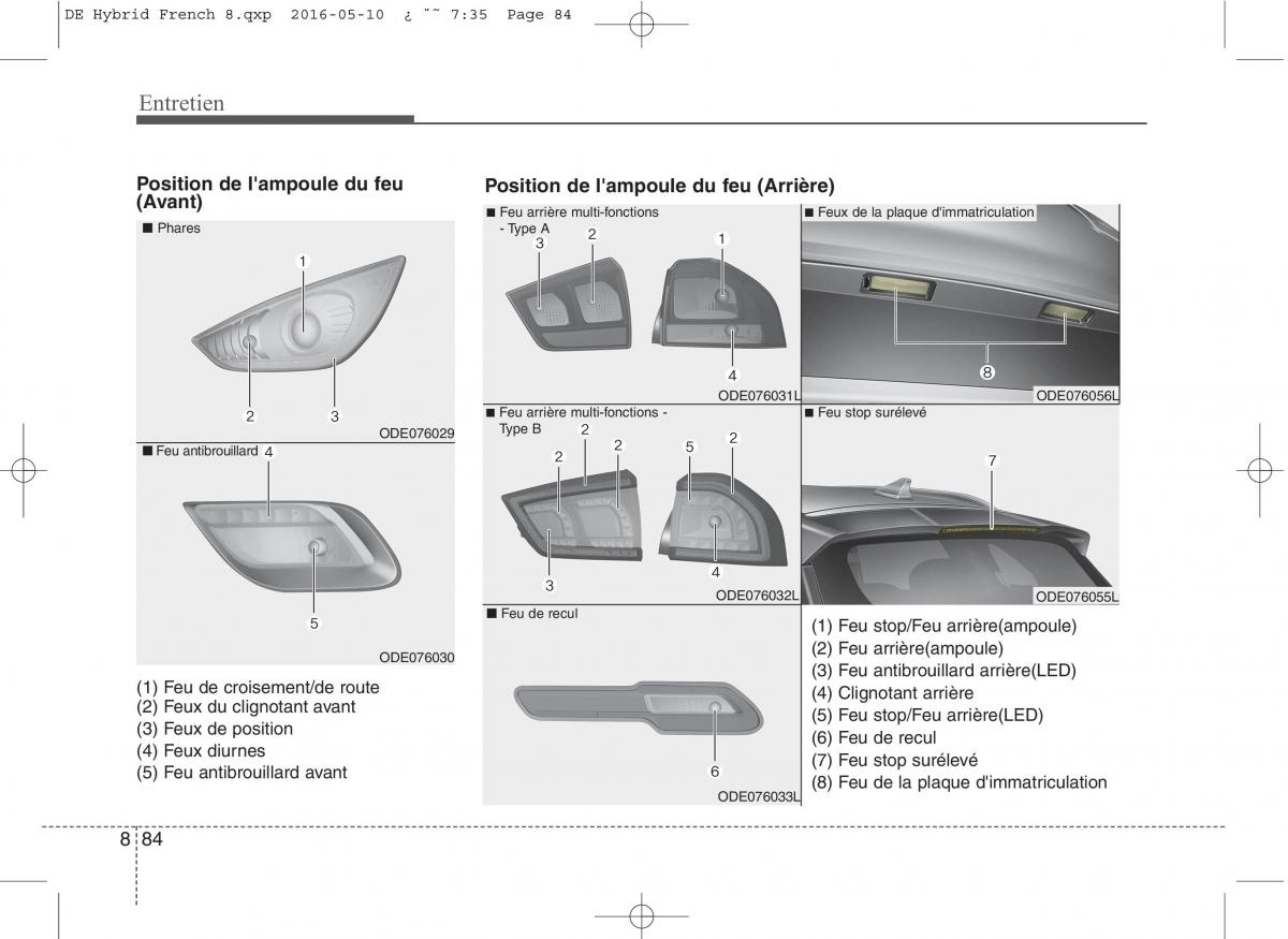 KIA Niro manuel du proprietaire / page 539