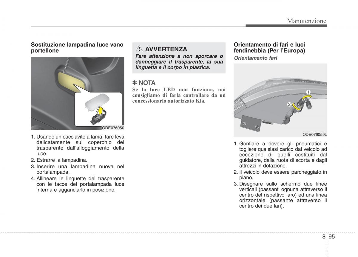 KIA Niro manuale del proprietario / page 549