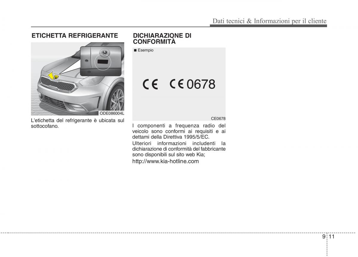 KIA Niro manuale del proprietario / page 577