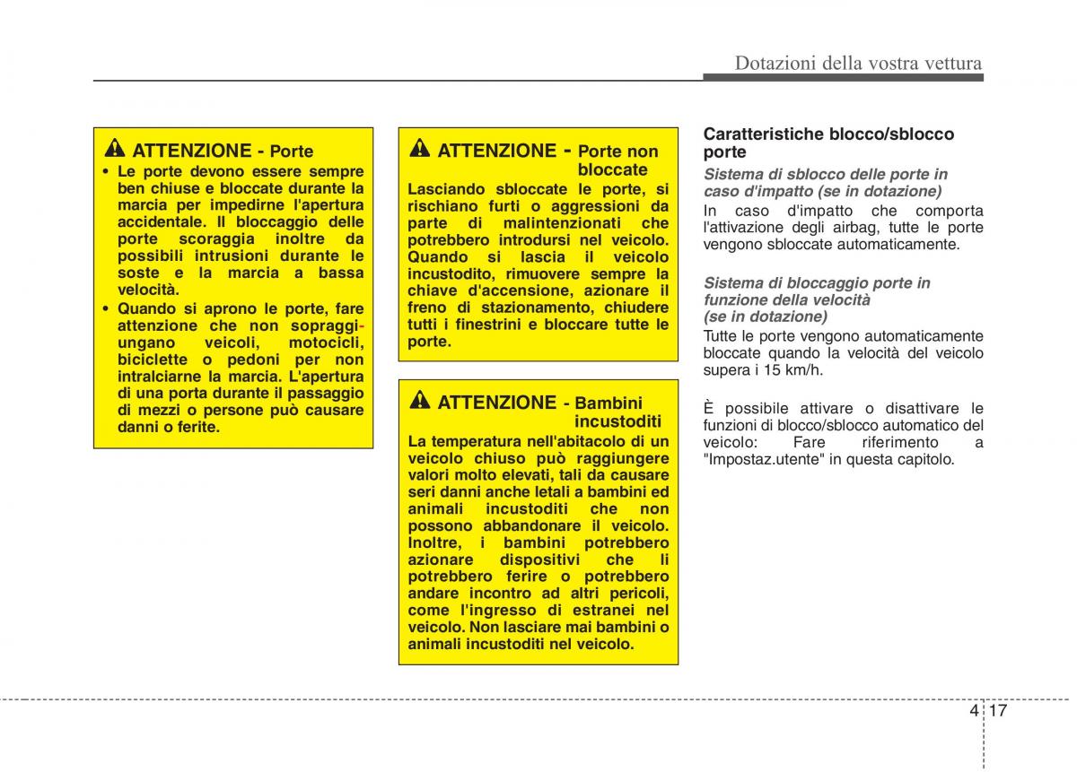 KIA Niro manuale del proprietario / page 121