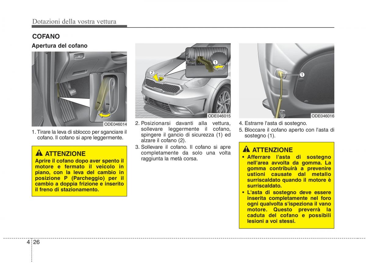 KIA Niro manuale del proprietario / page 130