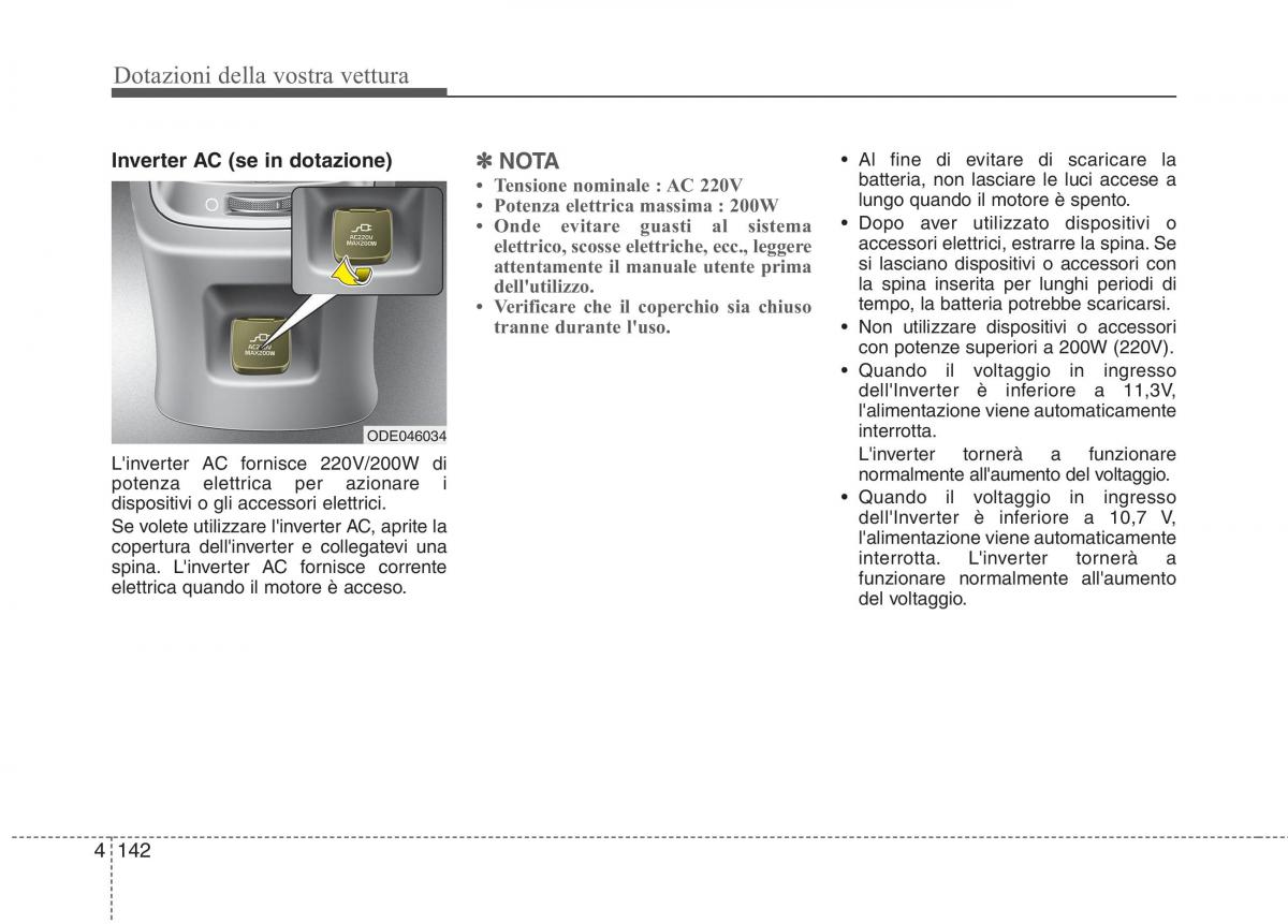 KIA Niro manuale del proprietario / page 246