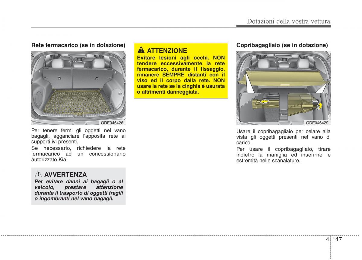 KIA Niro manuale del proprietario / page 251