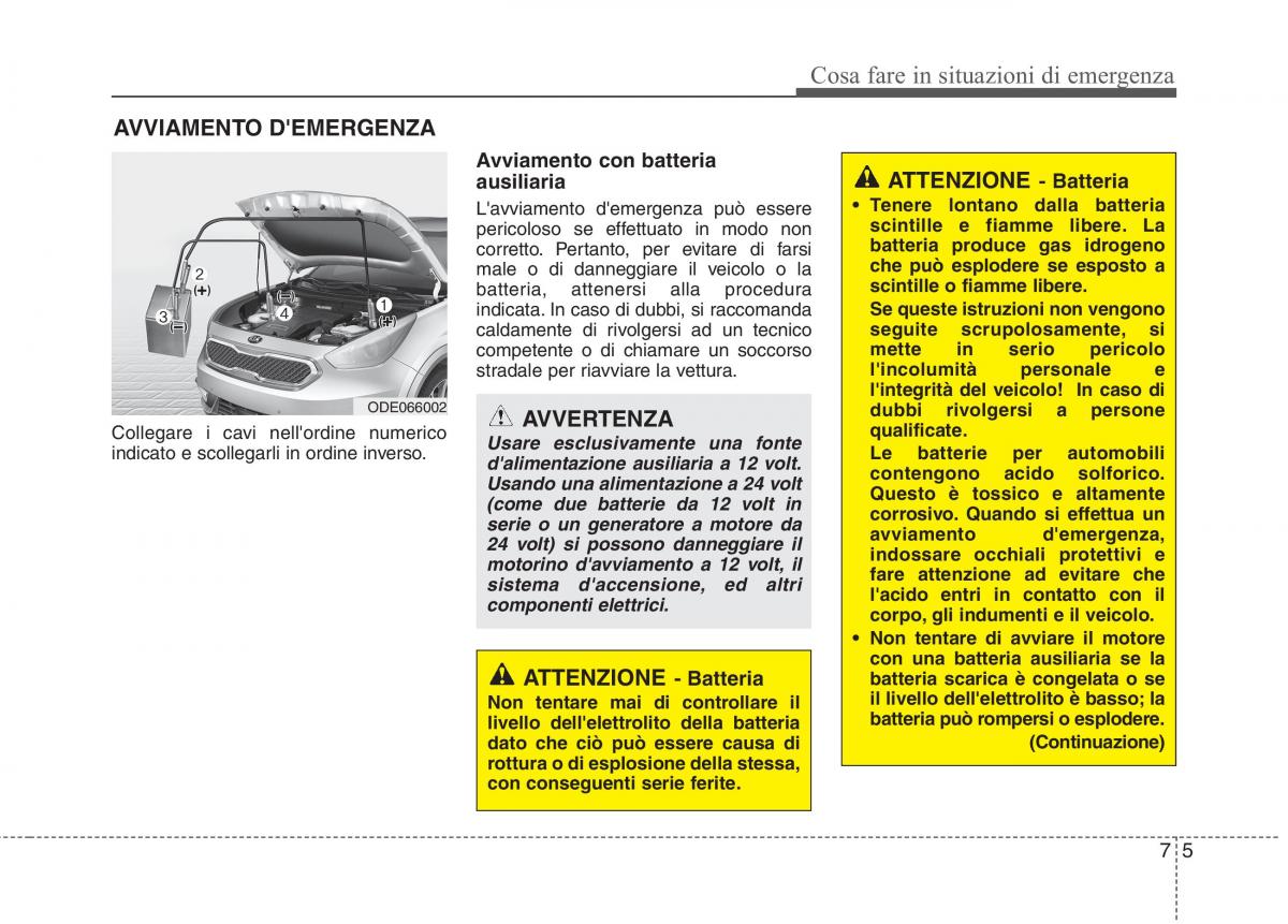 KIA Niro manuale del proprietario / page 416