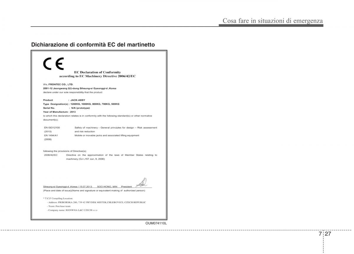 KIA Niro manuale del proprietario / page 438