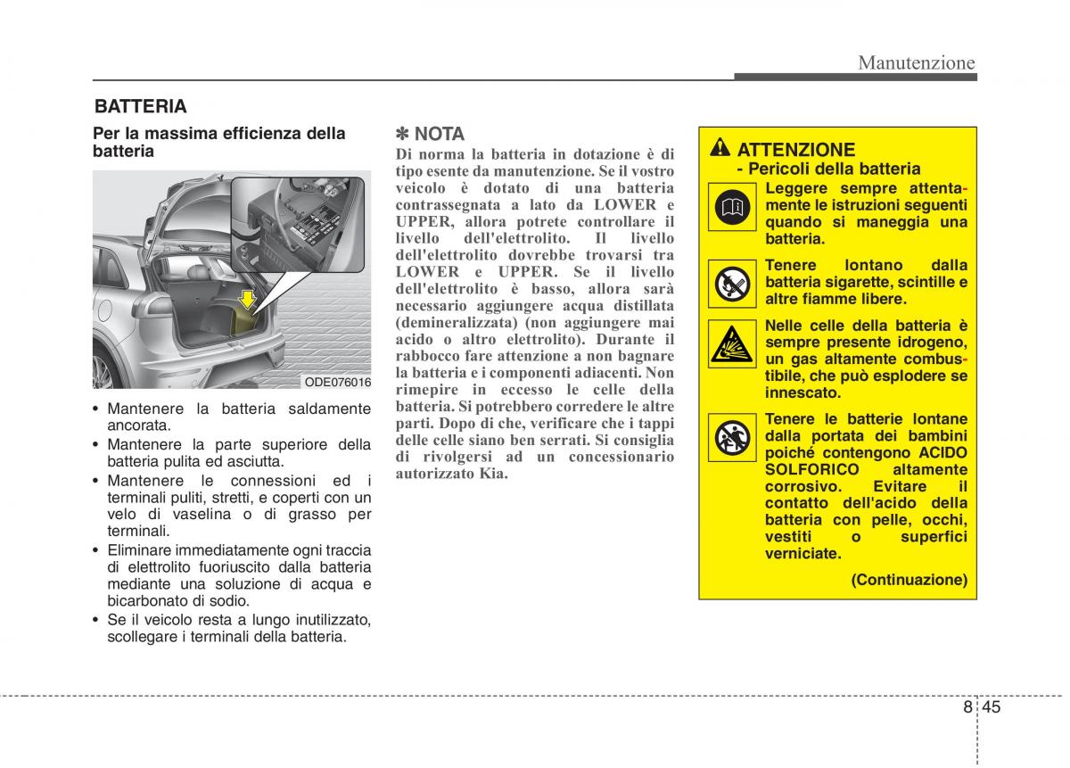 KIA Niro manuale del proprietario / page 499