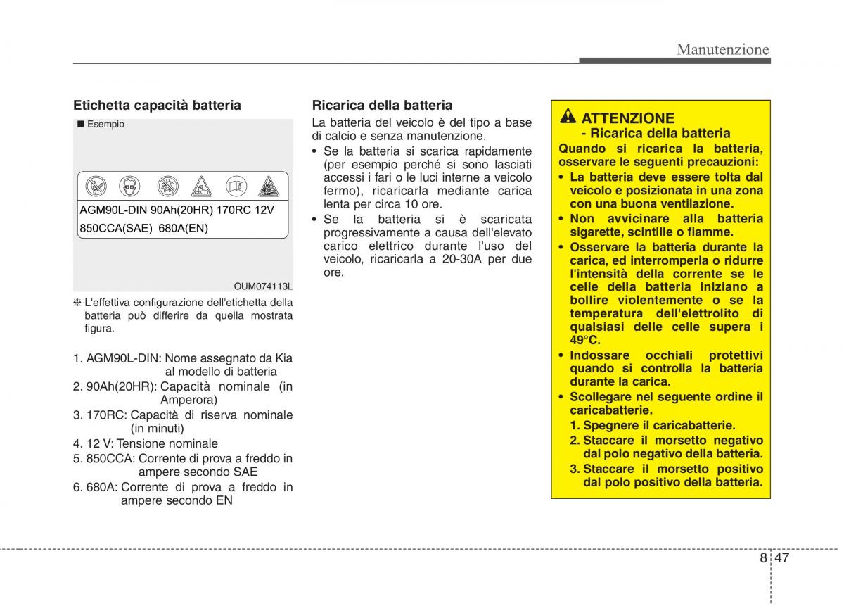 KIA Niro manuale del proprietario / page 501