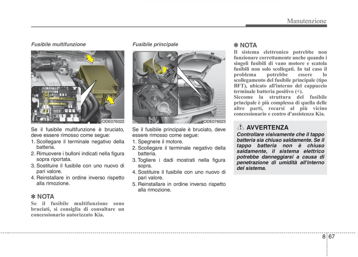 KIA Niro manuale del proprietario / page 521