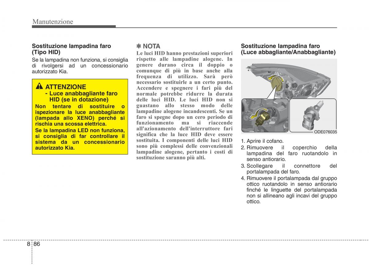 KIA Niro manuale del proprietario / page 540