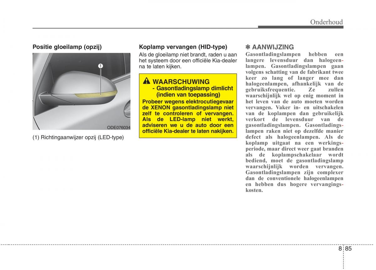 KIA Niro handleiding / page 551