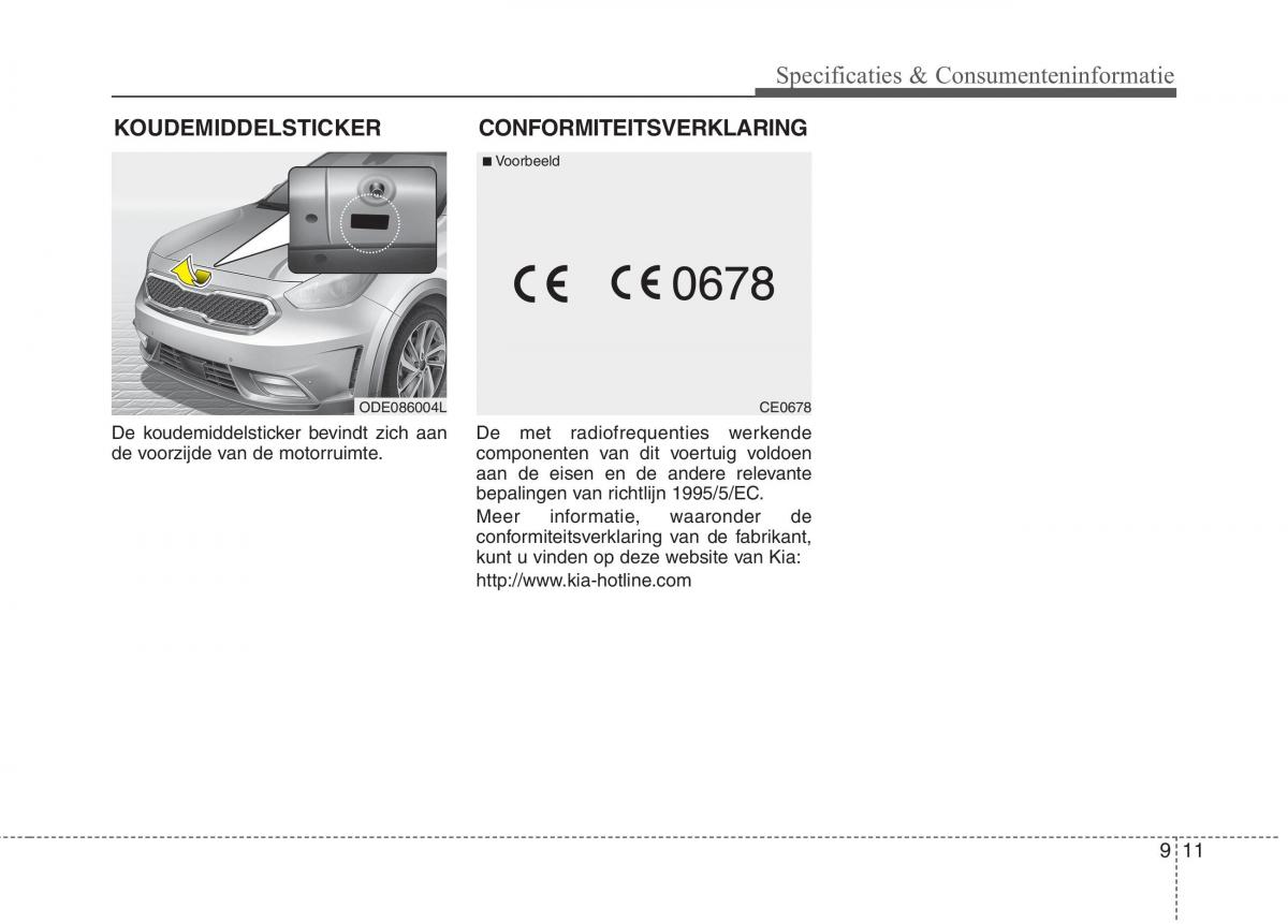 KIA Niro handleiding / page 589