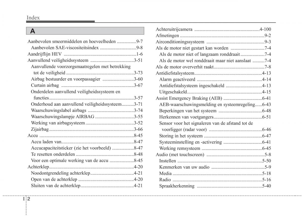 KIA Niro handleiding / page 591