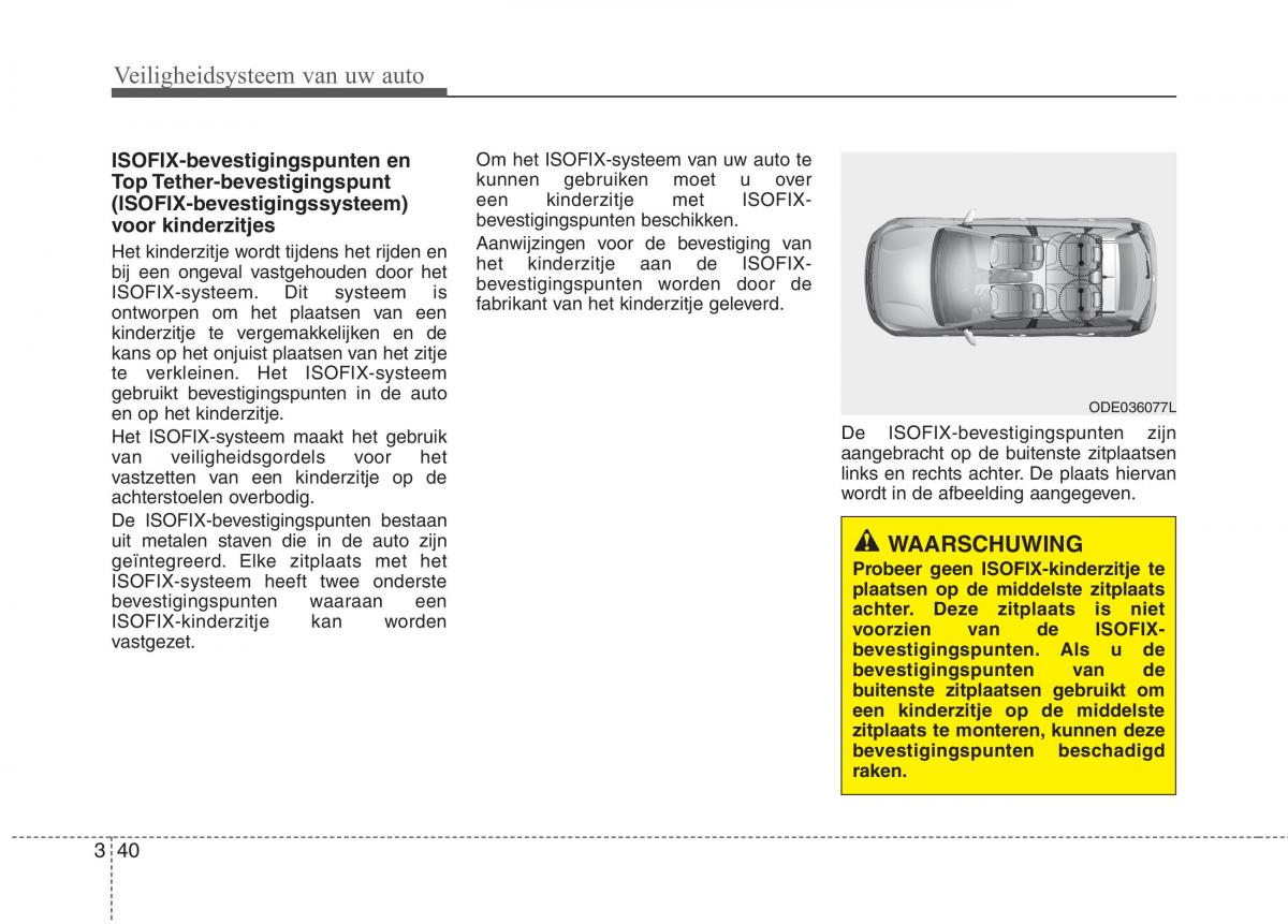 KIA Niro handleiding / page 73