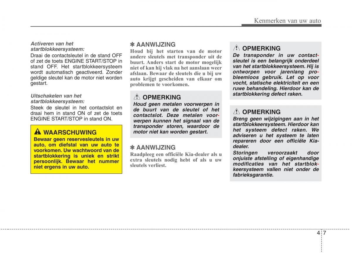 KIA Niro handleiding / page 114