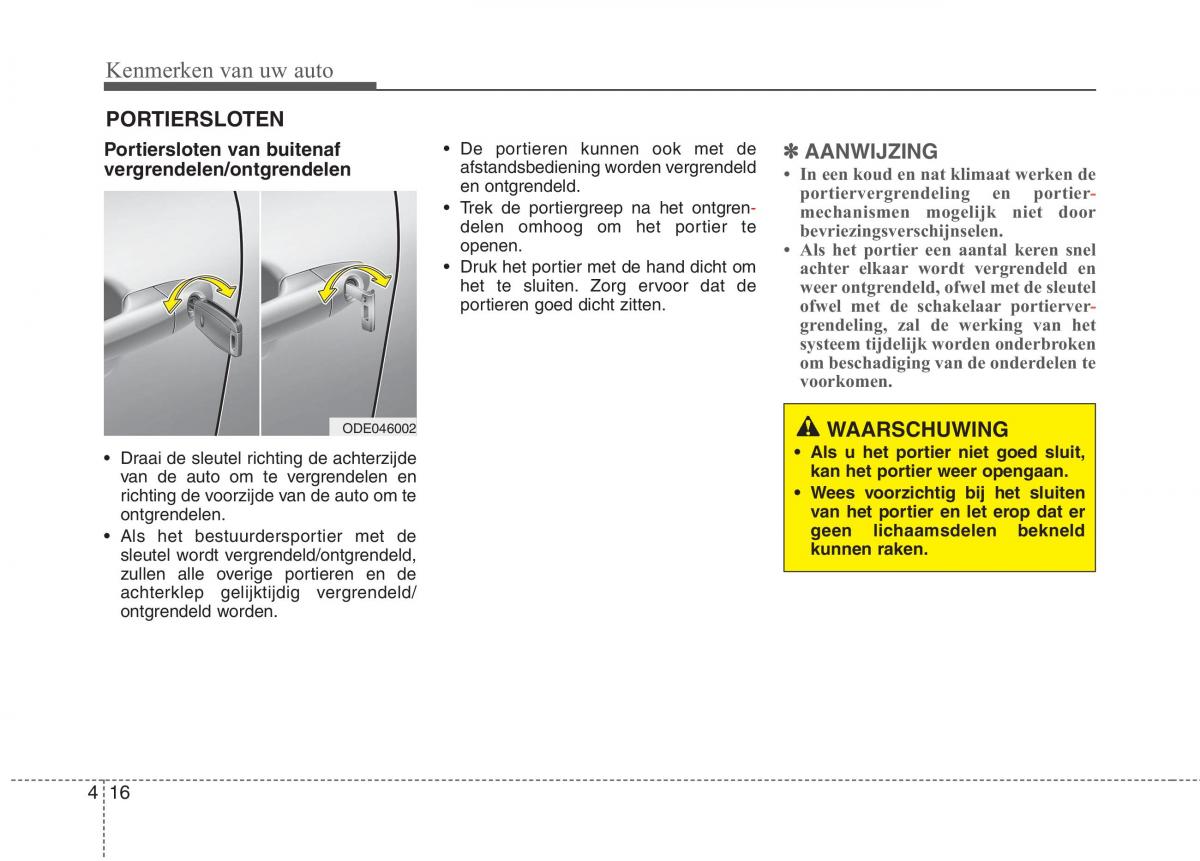 KIA Niro handleiding / page 123