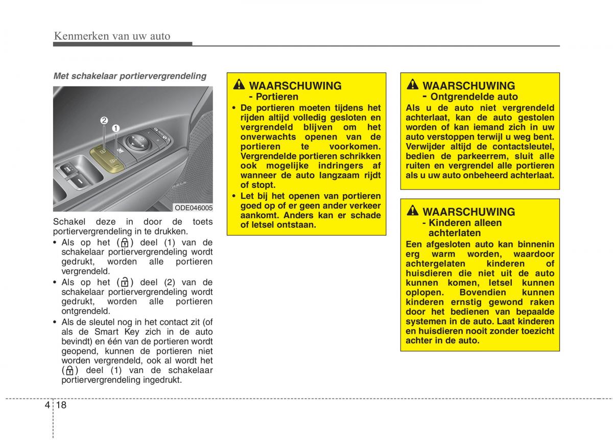 KIA Niro handleiding / page 125