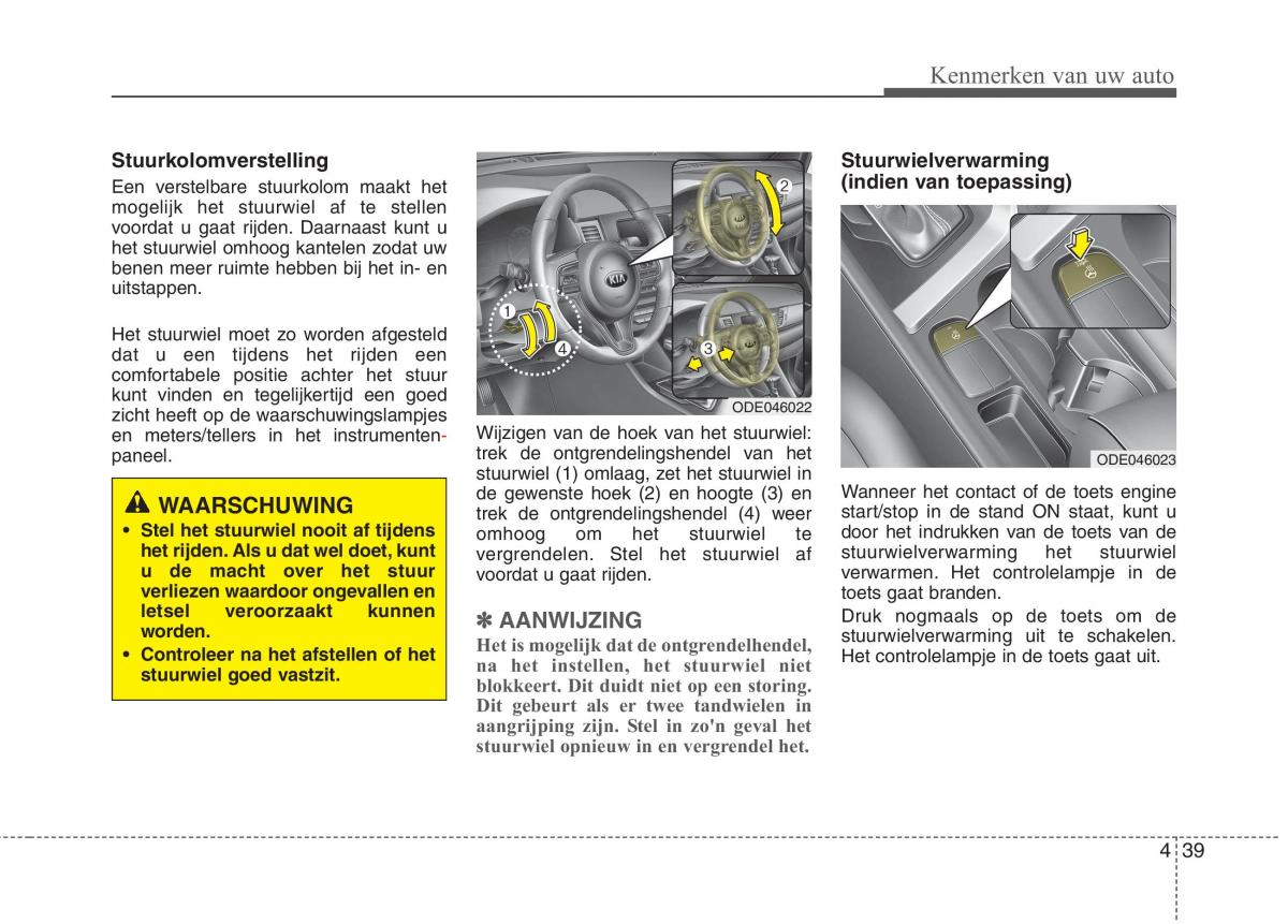 KIA Niro handleiding / page 146