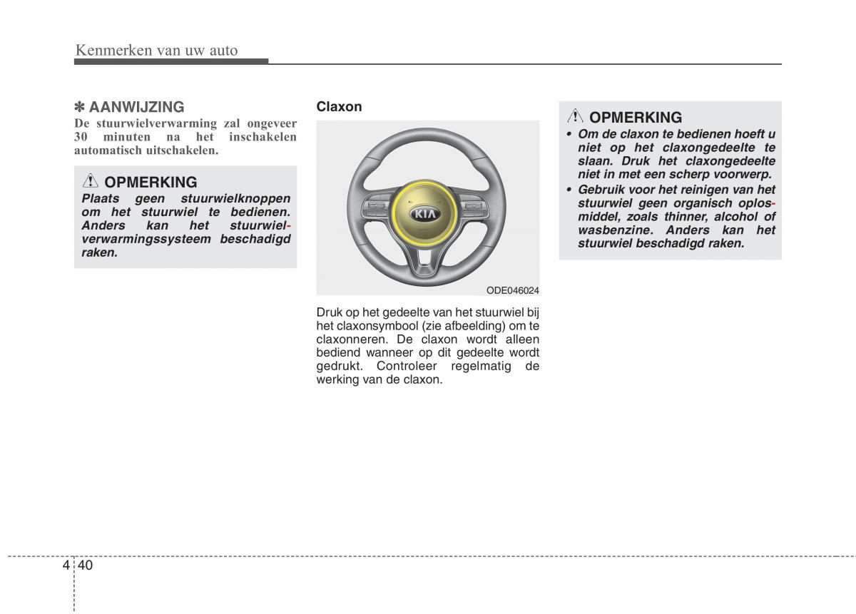 KIA Niro handleiding / page 147