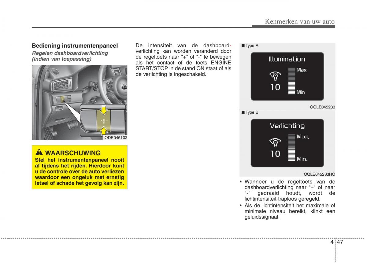 KIA Niro handleiding / page 154