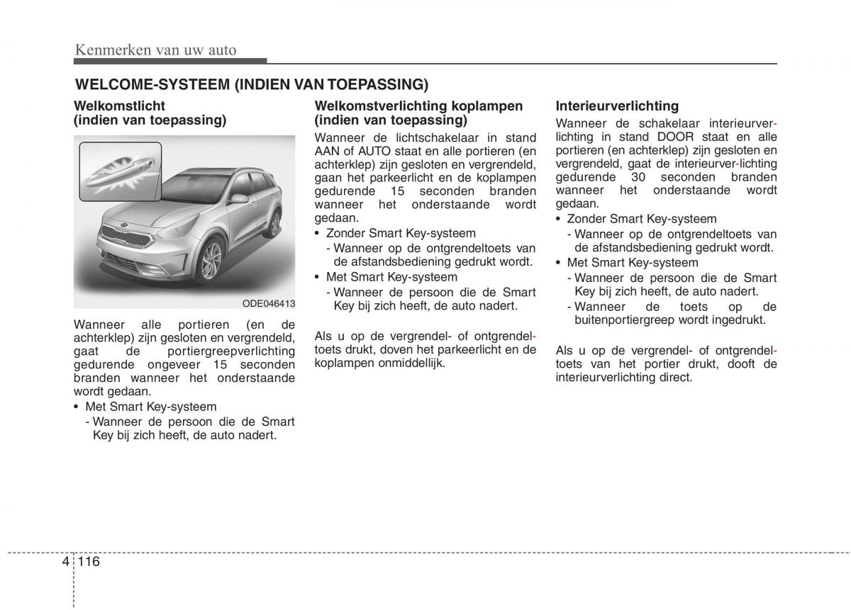 KIA Niro handleiding / page 223