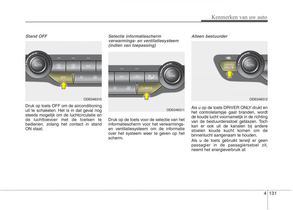 KIA Niro handleiding / page 238