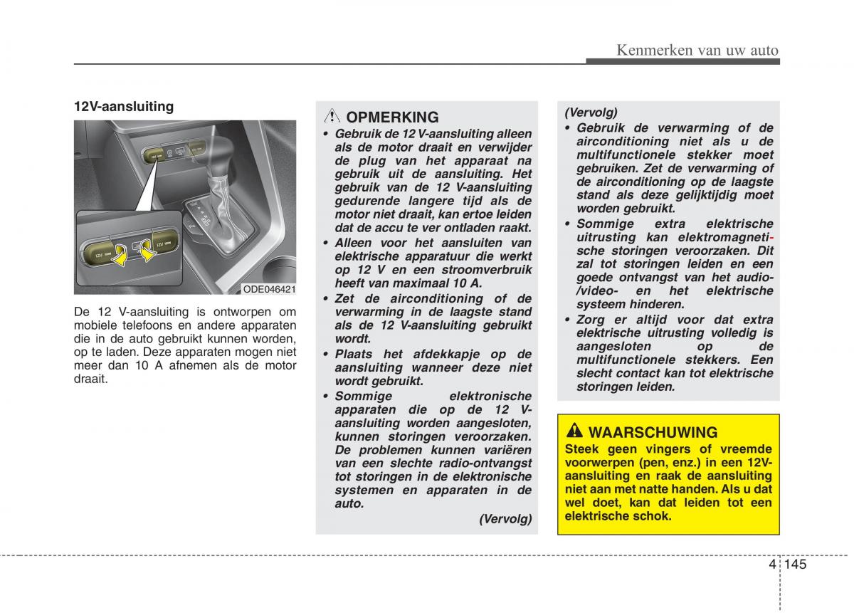 KIA Niro handleiding / page 252