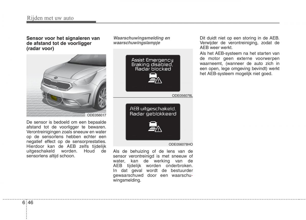 KIA Niro handleiding / page 363