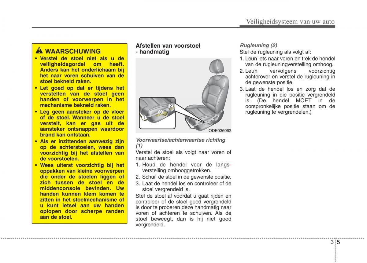 KIA Niro handleiding / page 38