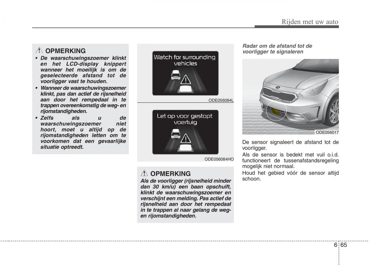 KIA Niro handleiding / page 382