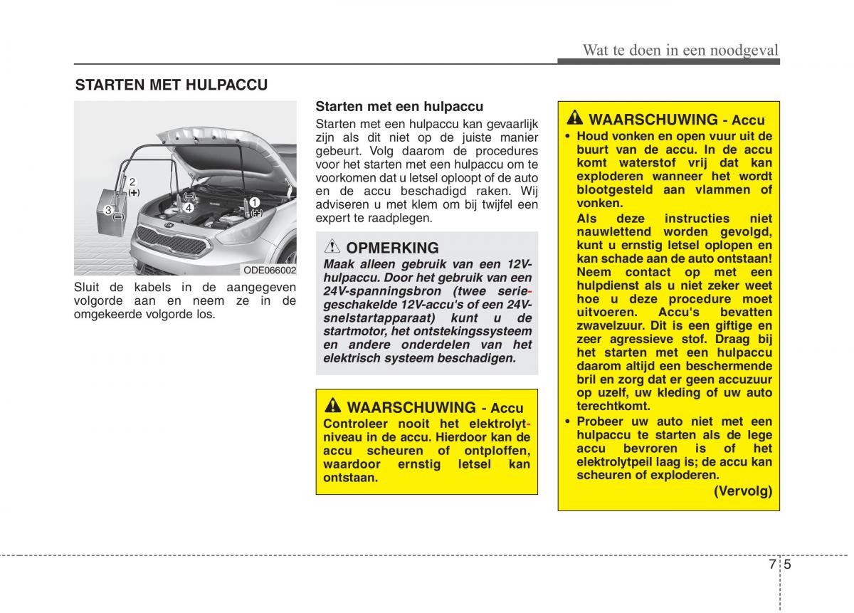 KIA Niro handleiding / page 427